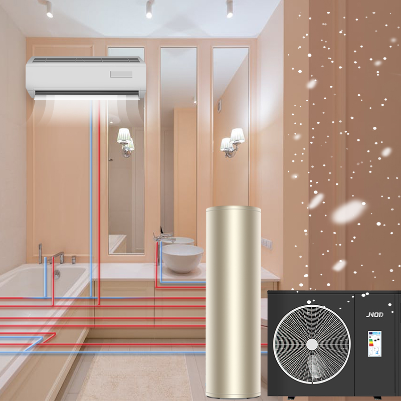 Energiebesparende huisverwarming en -koeling Warmtepomp voor huizen